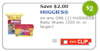 New Huggies Wipes Printable Coupon