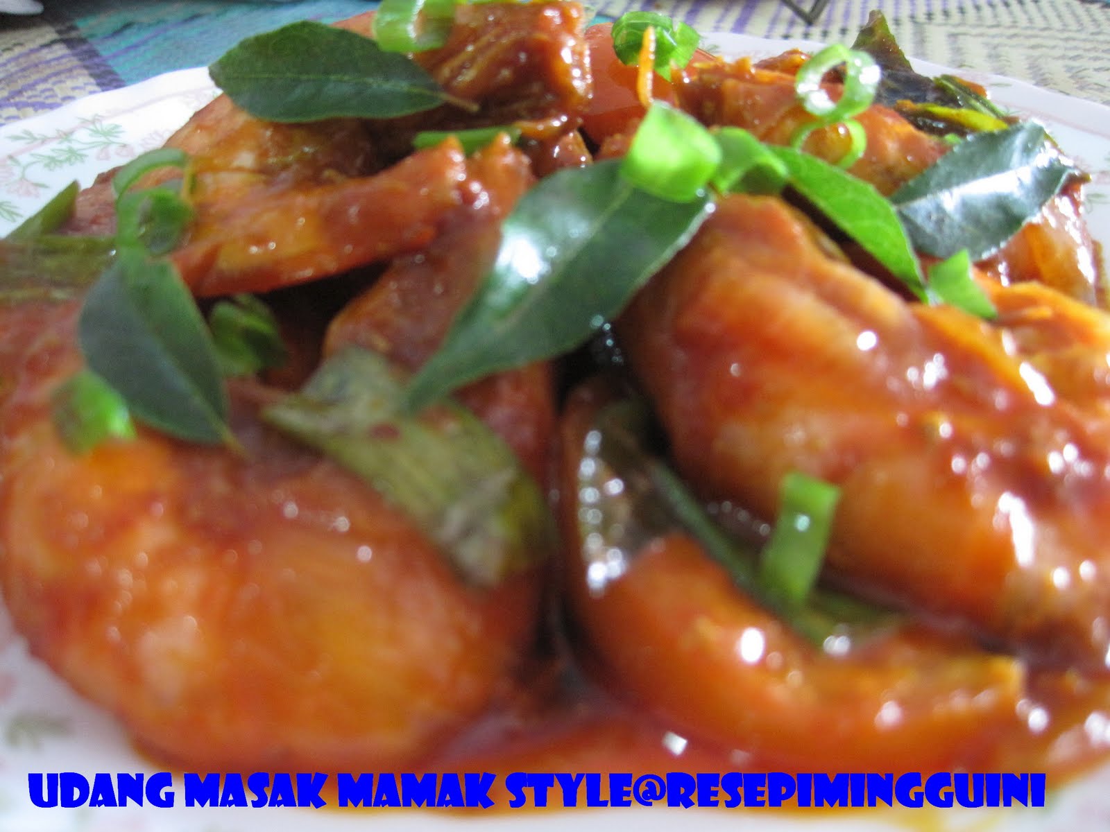 Udang Masak Mamak Style  Blog Resepi Masakan