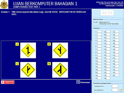 JPJ ( LATIHAN UJIAN KOMPUTER DI RUMAH )