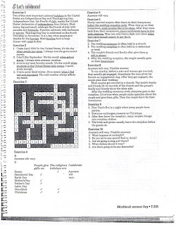 Interchange 2 (English Textbook): Workbook Answers, Unit 8