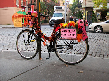 Bicycling for Peace, West Village.