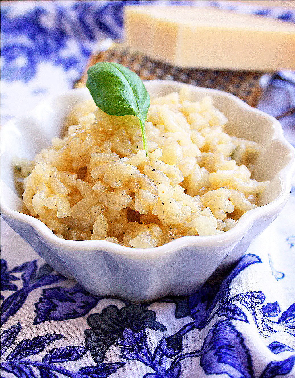 Spinat Risotto Mit Geriebenem Parmesan — Rezepte Suchen