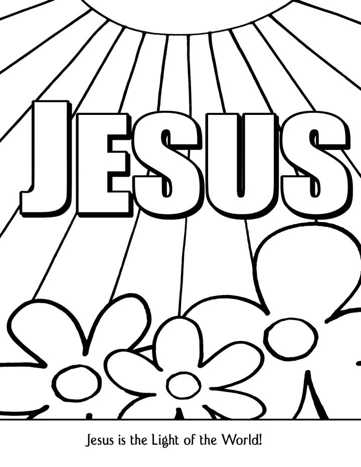i love sunday school coloring pages - photo #11
