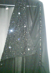 Detail krah & lengan rompi sifon