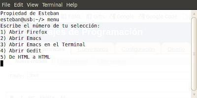 Lenguajes de Programación: Shell