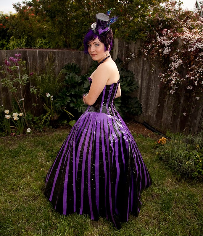 create-o-matic: #337 The Duct Tape Prom Dress