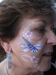 dragonfly face painting