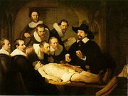 Lectia de anatomie a doctorului Tulp, Rembrandt, 1632, Colectia Mauritshuis, Haga