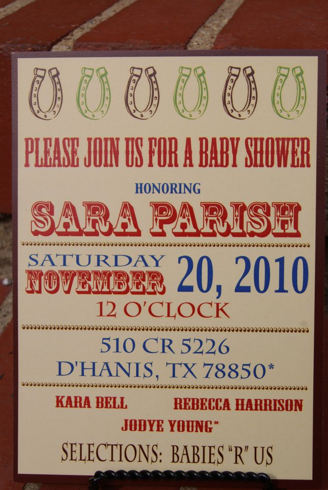 Kate Reed Designs: Vintage Western Inspired Invitation