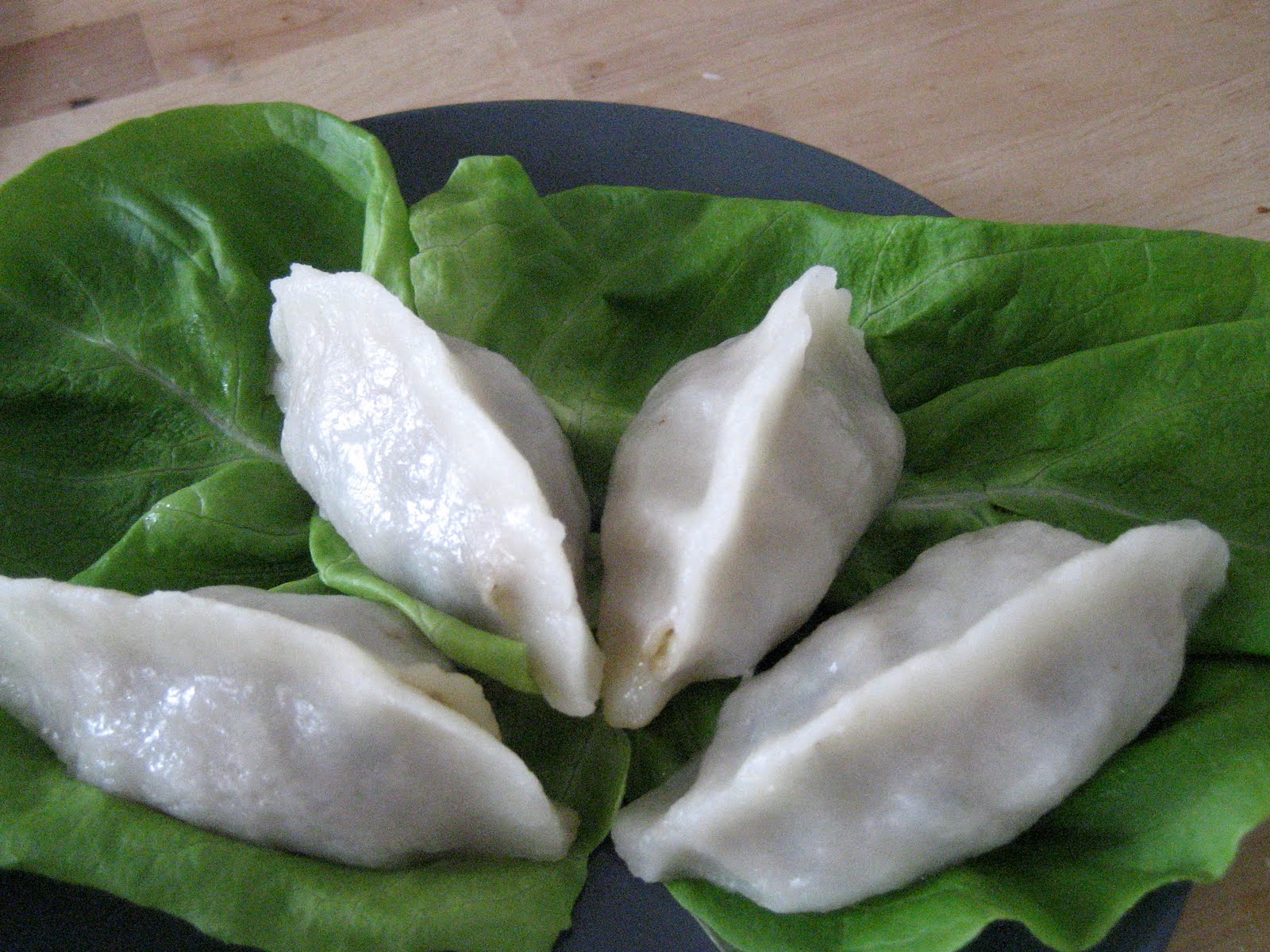 Wild Honey Fen Guo PorkShiitake Dumplings in Rice Wrappers