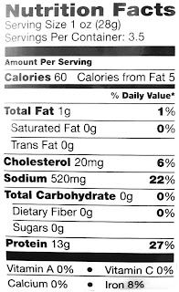 beef jerky nutrition