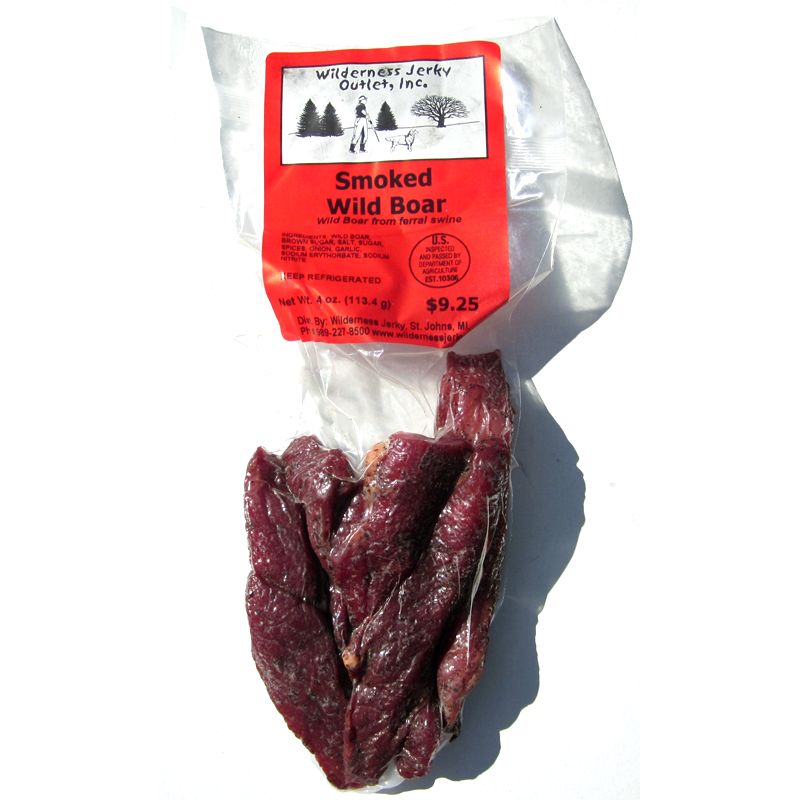 Wilderness Jerky Outlet Smoked Wild Boar Beef Jerky Reviews