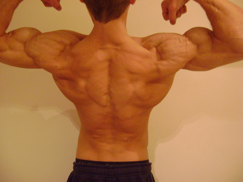 Martin Berkhan — Back Picture — Flexing