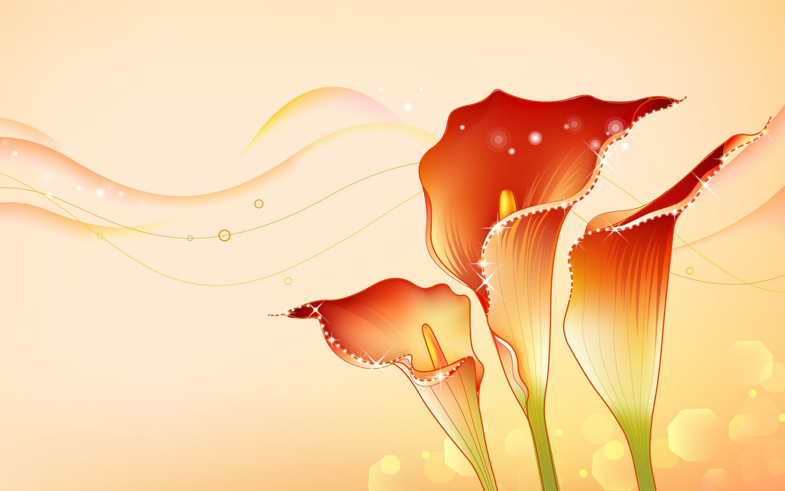 High Quality Desktop Wallpaper Downloads: Abstract Flower Designs