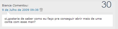 Comentários enumerados no Blogger