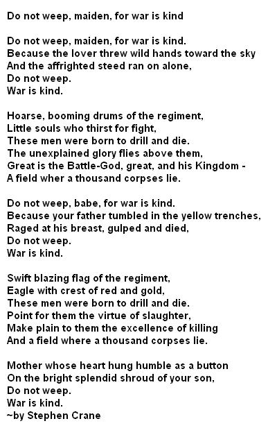 War Poems Poems For War Poem By Poem Hunter