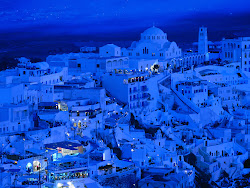 night scenes wallpapers scene town nature stunning azul middle cidade east santorini christmas morocco greece android fotos