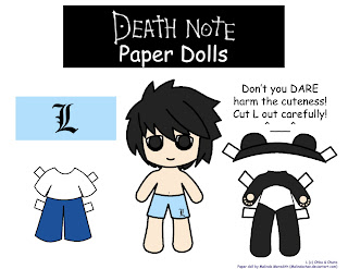 LadyCiccia: Paper Dolls - Death Note