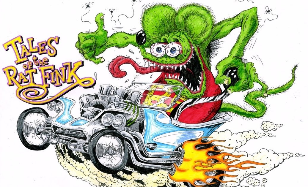 Wallpaper Rat Fink.