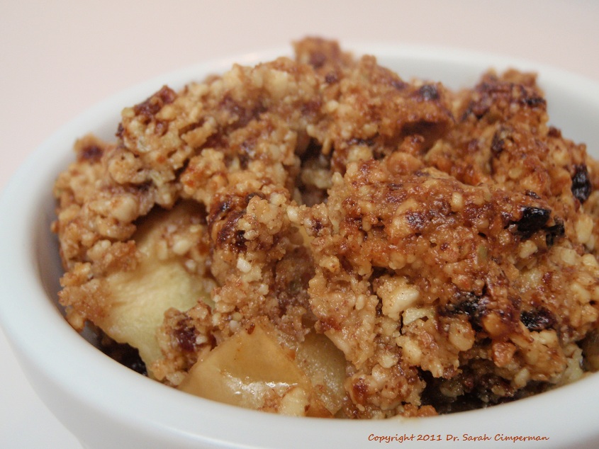 GlutenFree Apple Crumble