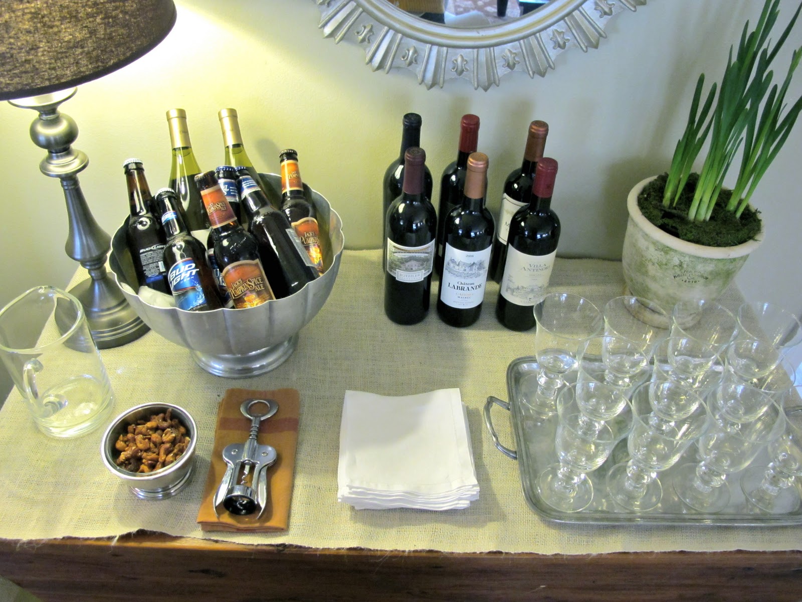 Jenny Steffens Hobick: Entertaining | How to Set Up a Bar | Holiday
