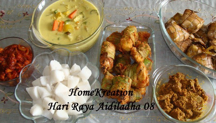 HomeKreation Kitchen Corner Menu  on Hari Raya  Aidiladha 