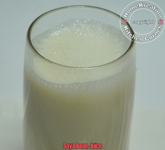 HomeKreation Kitchen Corner Homemade Soya Bean Juice