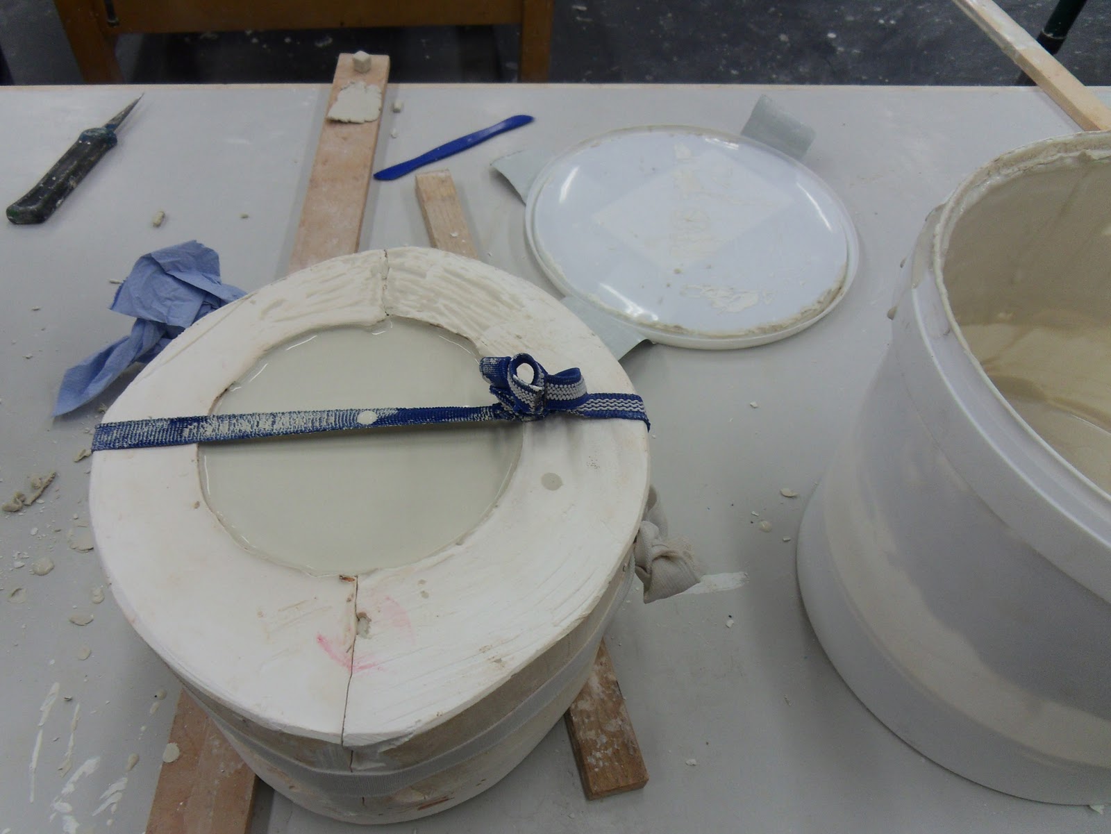 'Art is a guarantee of Sanity' Porcelain Slip Casting