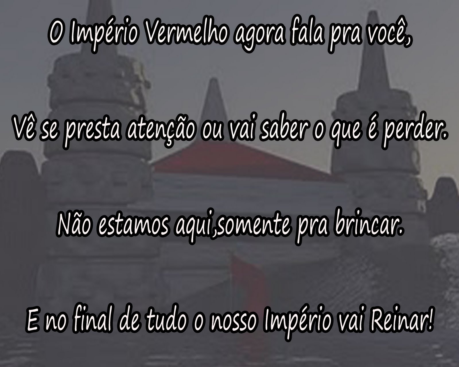 Red Empire: O grito de guerra da equipe vermelha!!!