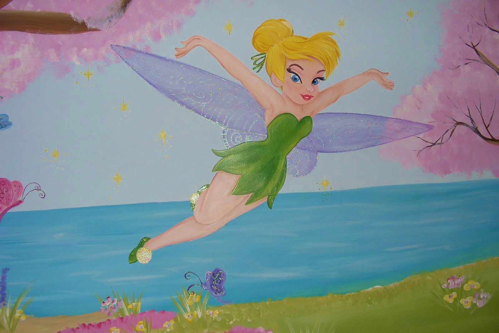 MURALES INFANTILES: Recamara TinkerBell