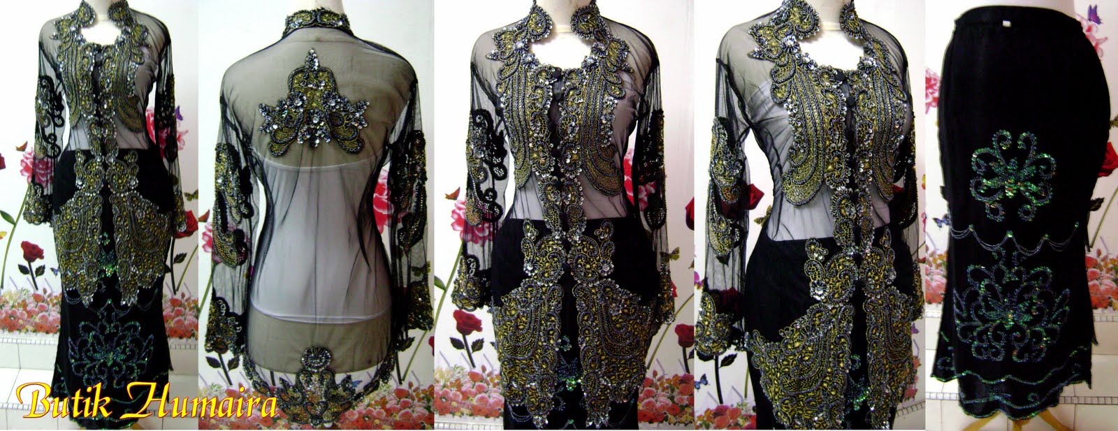kebaya batak toba warna hitam