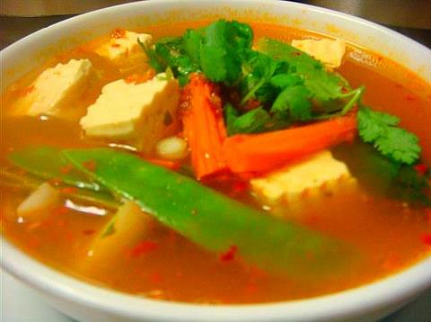 soup yum tom vegetarian madappalli temple kitchen