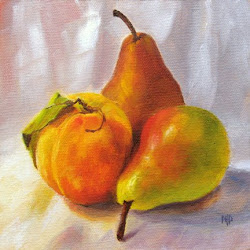 peach painting oil pears petro artist marina
