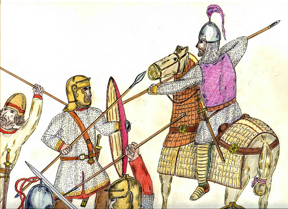 Antichi Soldati Romani Di Fanteria Leggera