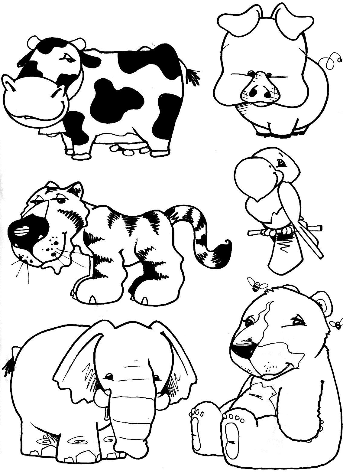 Pra Gente Miúda: Desenhos para Colorir - Animais fofos!