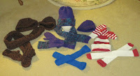 knitted hat scarf and mitten sets
