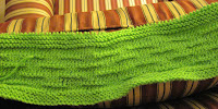 knitted preemie blanket