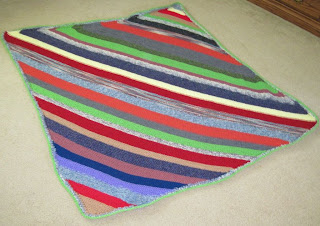 knitted afghan