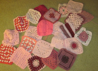 pin crocheted granny squares