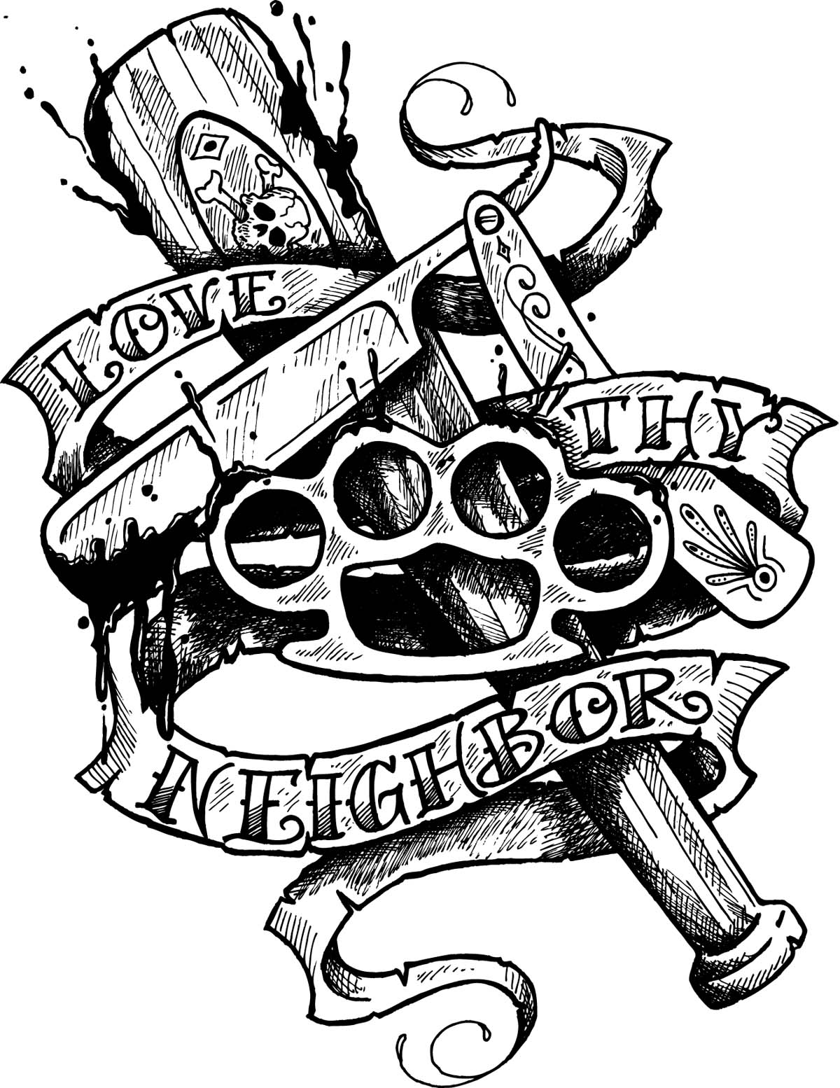 http://1.bp.blogspot.com/_eKiZYBPWOyw/TPfdGTtKFsI/AAAAAAAAAkA/nxq2Y5StJuk/s1600/love_thy_neighbor_tattoo_flash_by_SD_Designs.jpg