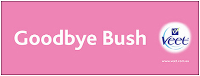 Goodbye Bush - veet advert