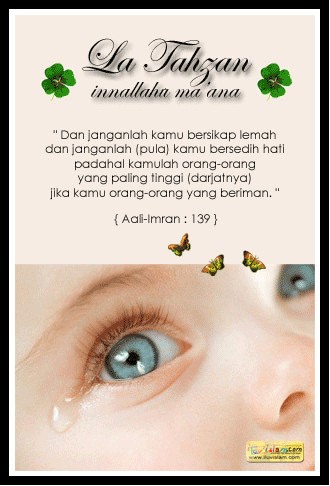 La Tahzan Innallaha Ma'ana