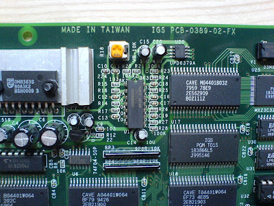 Used DoDonPachi DaiOuJou PCB PC Board Cave A.M.I. 2002 JAMMA Shooting