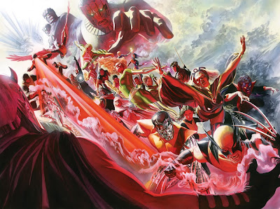 Uncanny X-Men Issue #500 Cover Artwork by Alex Ross