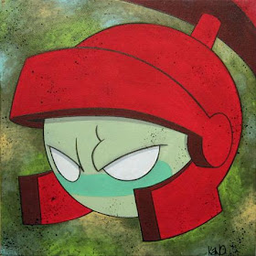 Cartoon Canvas Series by kaNO - Marvin the Martian Painting