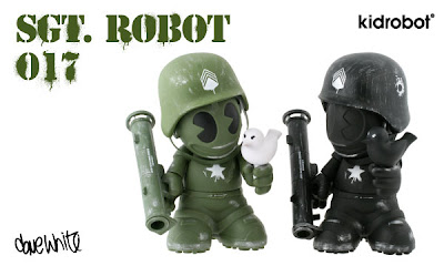 Kidrobot - Sgt. Robot: Kidrobot Mascot 17 by Dave White