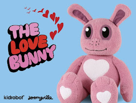 Kidrobot x Jeremyville The Love Bunny Plush Figure