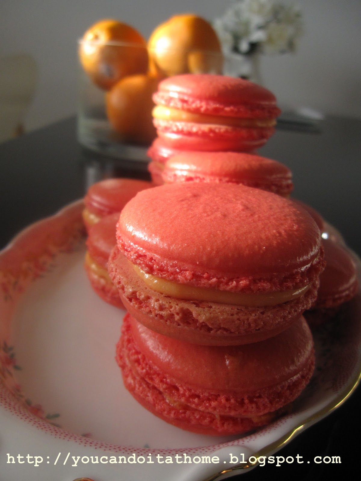 You can do it... at home!: Orange Macarons - Filled with Wealth and ...