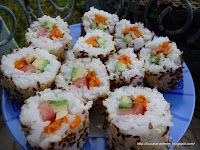 Sushi adaptat la dieta - California Rolls