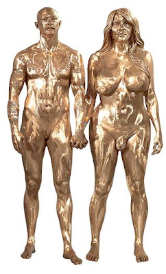 Shemale With Dick And Pussy - Skip the Makeup: Adam's Pussy/Eve's Dick: The Art of Marc Quinn